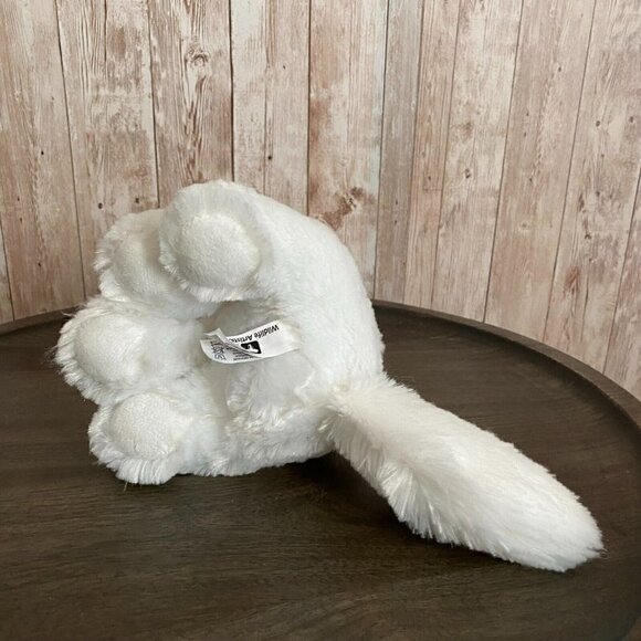 Wildlife Artists Trout Lake Camps Arctic Fox Plush Stuffed Animal Toy White 6'' - Picture 5 of 13